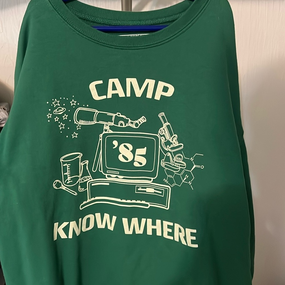 Stranger Things Green Sweater!! Size// Medium